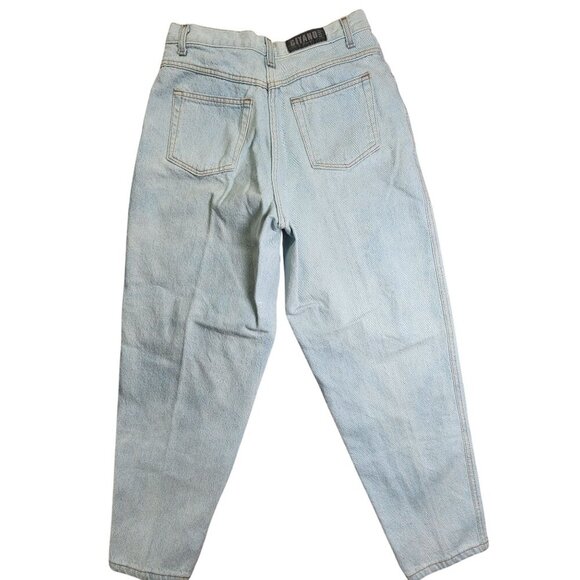 Gitano Vintage "Mom Jeans" Light Denim Wash, Women's 12 - Picture 3 of 8